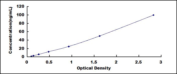 Typical Standard Curve for HSD11b1 ELISA (Sandwich)